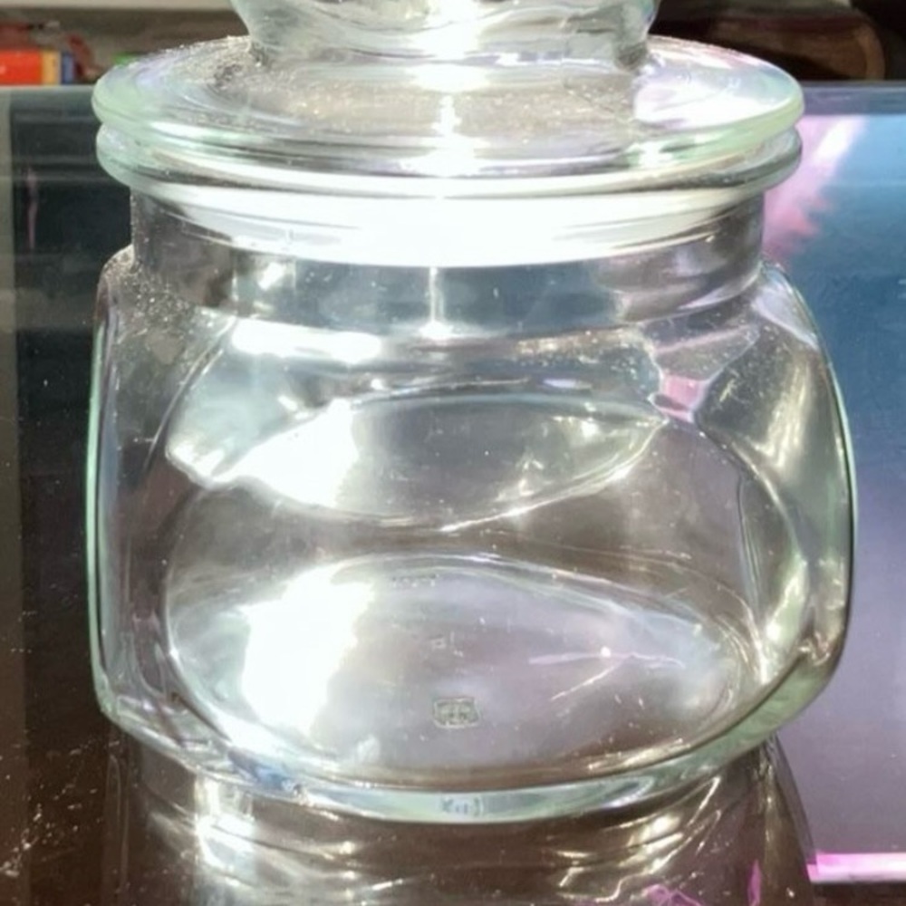 Vintage Anchor Storage Glass Storage Jar